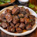 Air Fryer Juicy Steak Bites