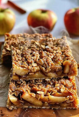 Apple Pie Oatmeal Bars