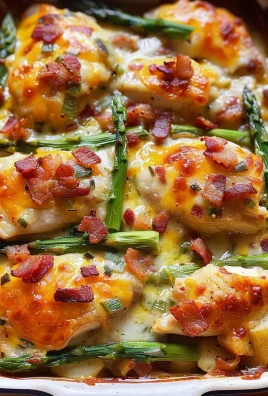 Asparagus & Bacon Chicken Potato Casserole