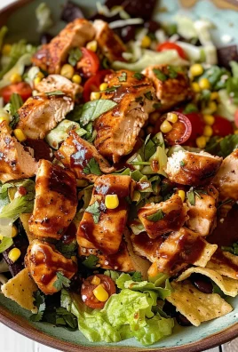 BBQ Chicken Chopped Salad with Cilantro Ranch