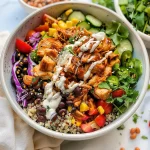 BBQ Ranch Chicken Quinoa Bowls