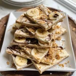 Banana & Nutella Frozen Yogurt Bark