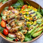 Cilantro Lime Grilled Chicken Salad