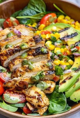 Cilantro Lime Grilled Chicken Salad