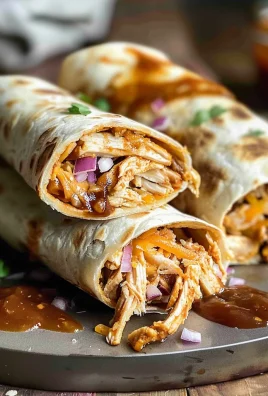Crispy BBQ Chicken Wraps