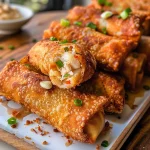 Crispy Crab Cake Egg Rolls: A Savory Seafood Snack Delight