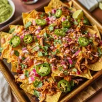 Easy Sheet Pan BBQ Chicken Nachos