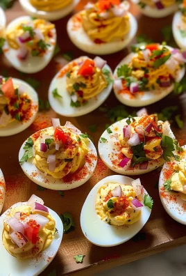 Elote Deviled Eggs: 12 Fiesta Delights