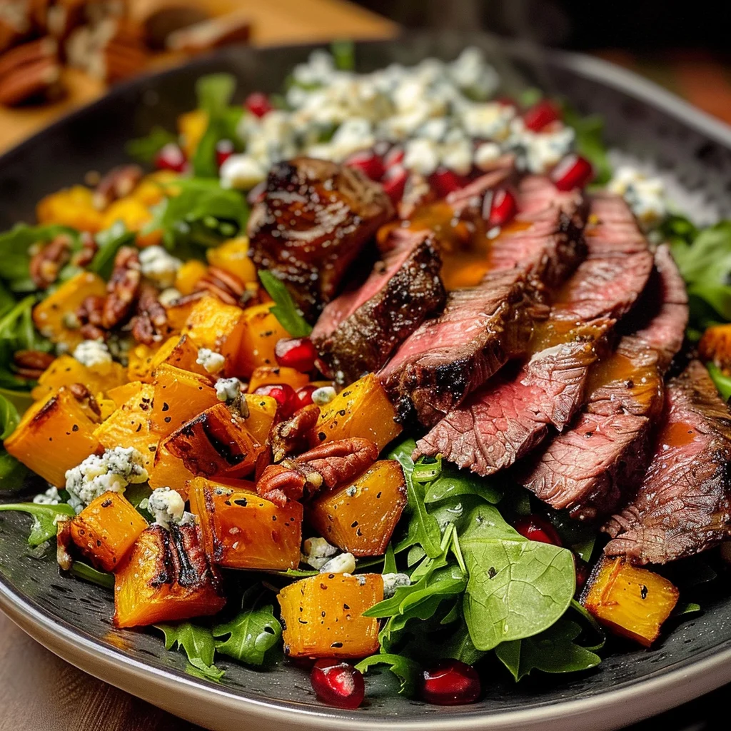 Fall Harvest Steak Salad