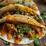 Garlic Butter Honey BBQ Tacos
