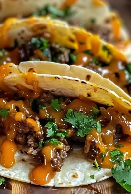 Garlic Butter Honey BBQ Tacos