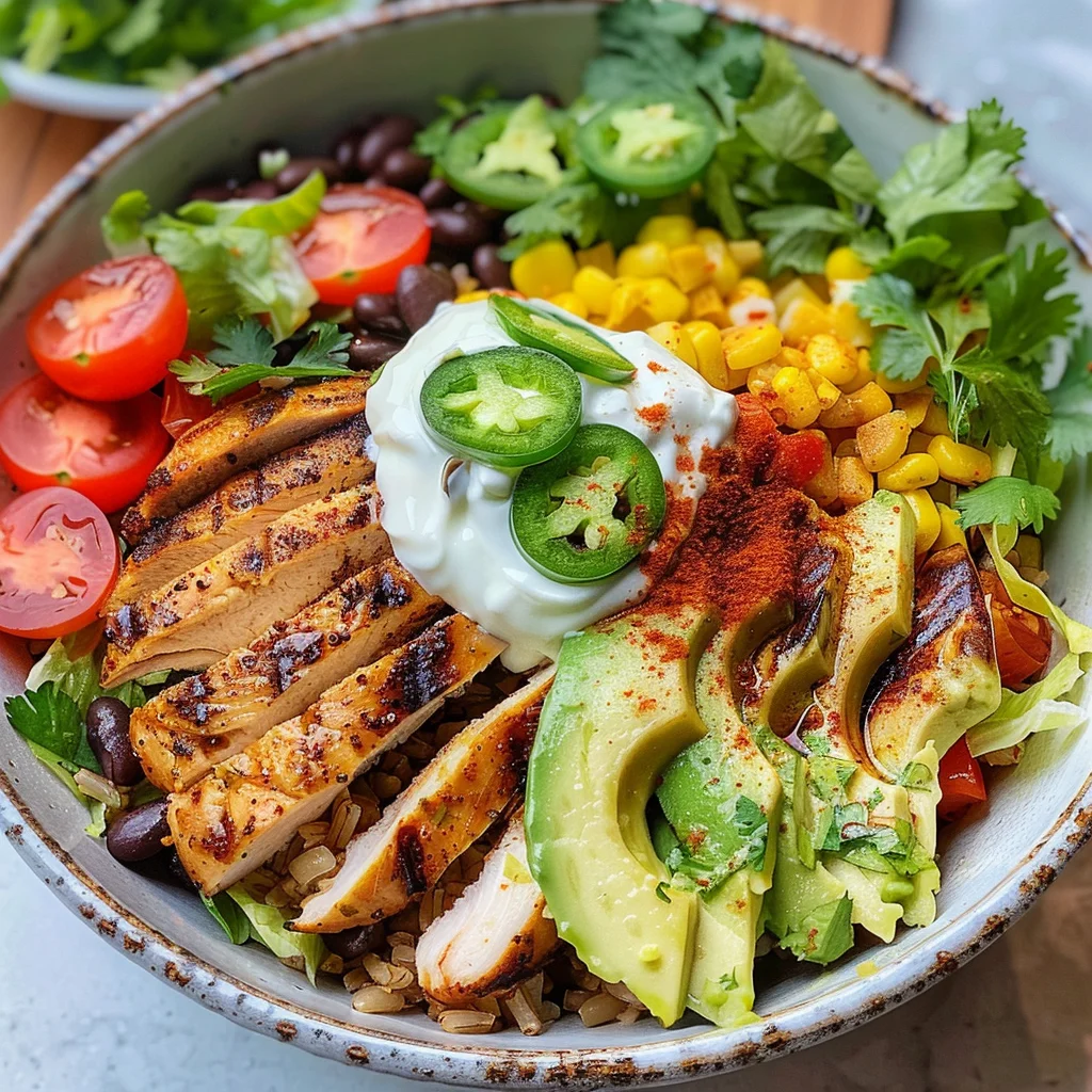 Grilled Chicken Burrito Bowl