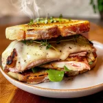 Grilled Chicken Cordon Bleu Sandwich