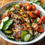 Grilled Chicken Quinoa Bowls