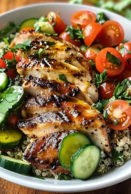 Grilled Chicken Quinoa Bowls