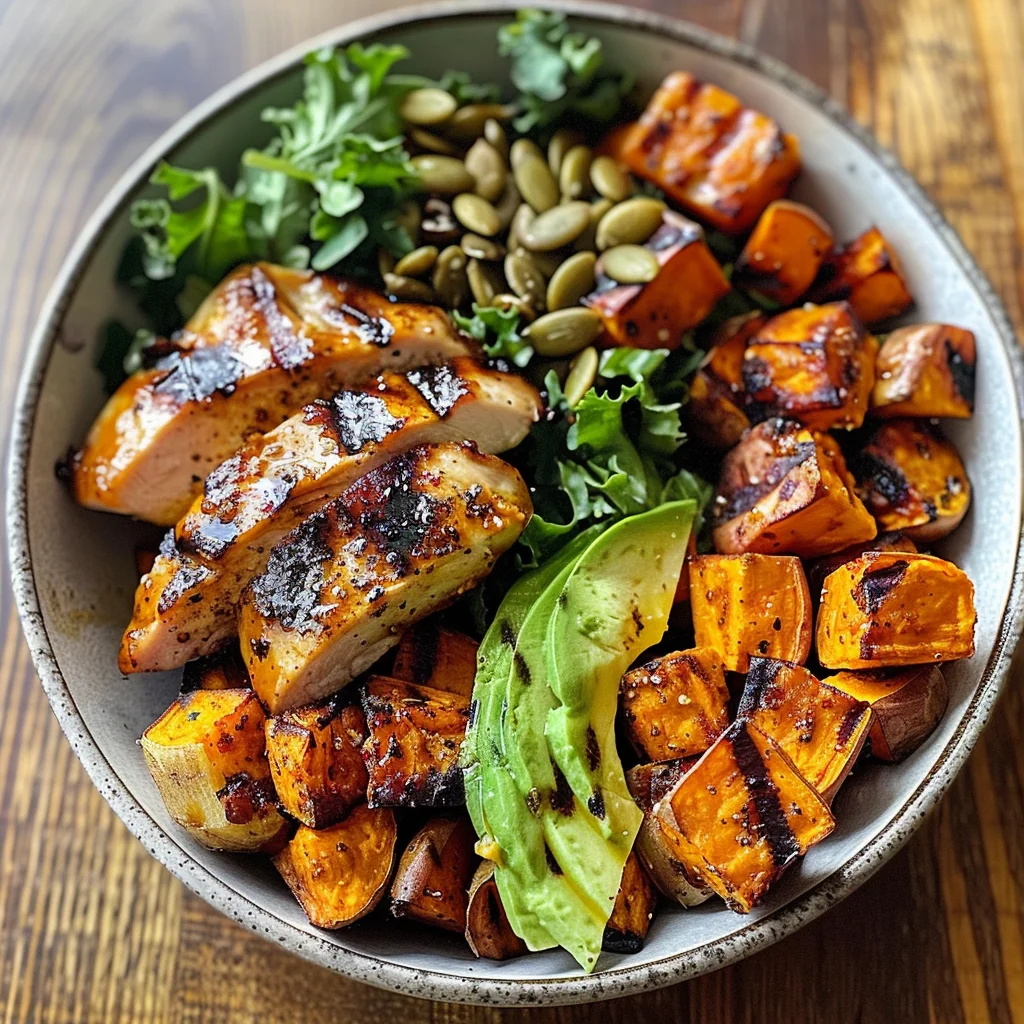 Grilled Chicken & Sweet Potato Bowl