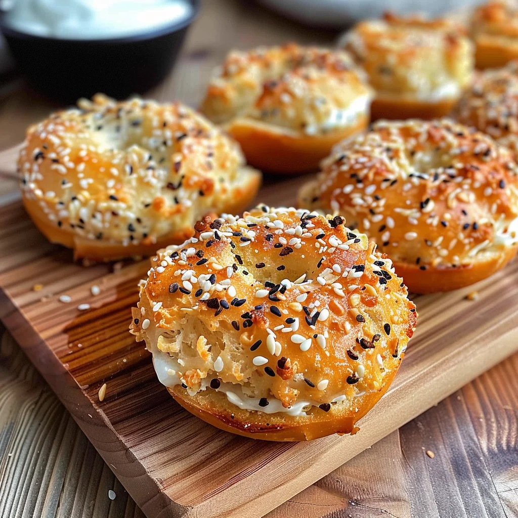 High-Protein Bagel Bites