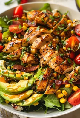 Honey Mustard Chicken Salad with Avocado, Bacon & Goat Cheese