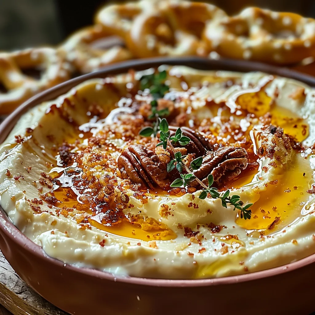 Hot Honey Cheese Dip