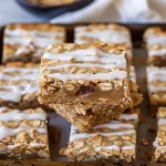 Iced Oatmeal Cookie Bars Recipe