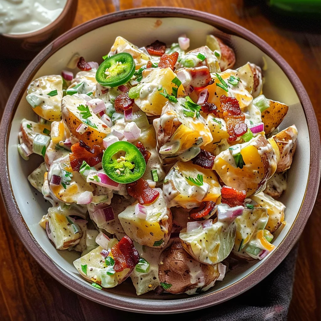 Jalapeno Popper Roasted Potato Salad