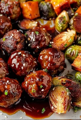 Korean BBQ Meatballs and Vegetables