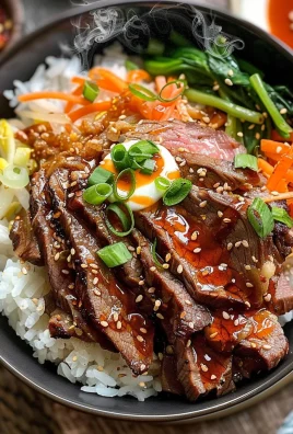 Korean BBQ Steak Rice Bowls with Spicy Cream Sauce: An Incredible Ultimate Recipe