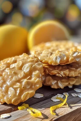 Lemon Oatmeal No-Bake Cookies