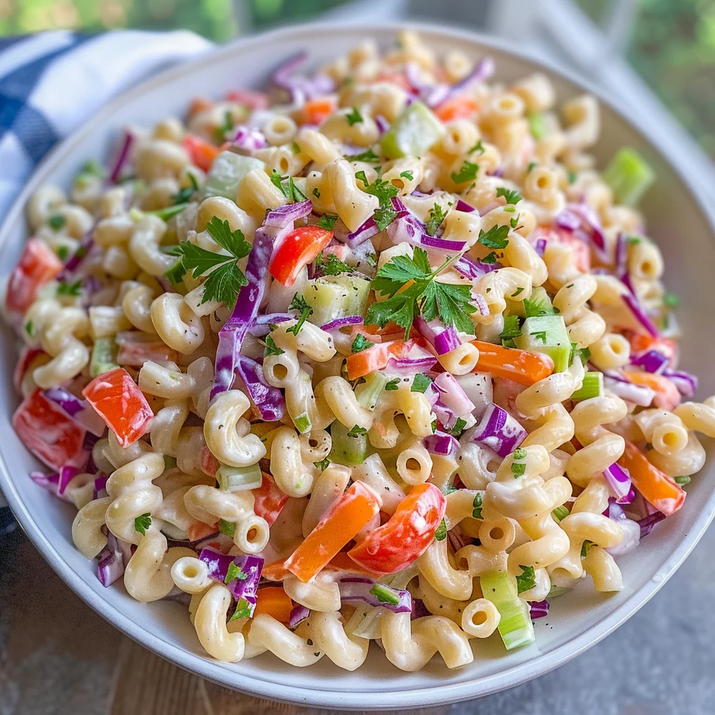 Macaroni Coleslaw Salad