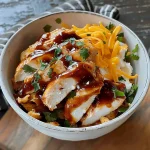 Macro Friendly BBQ Ranch Chicken Bowl with 42g of Protein