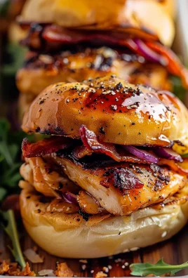 Maple Chicken & Bacon Sliders