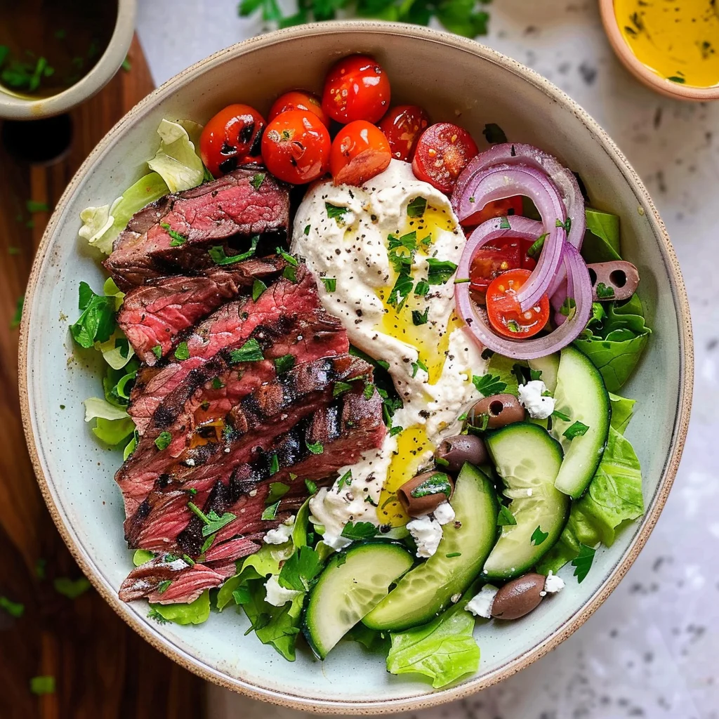 Mediterranean Steak Bowls