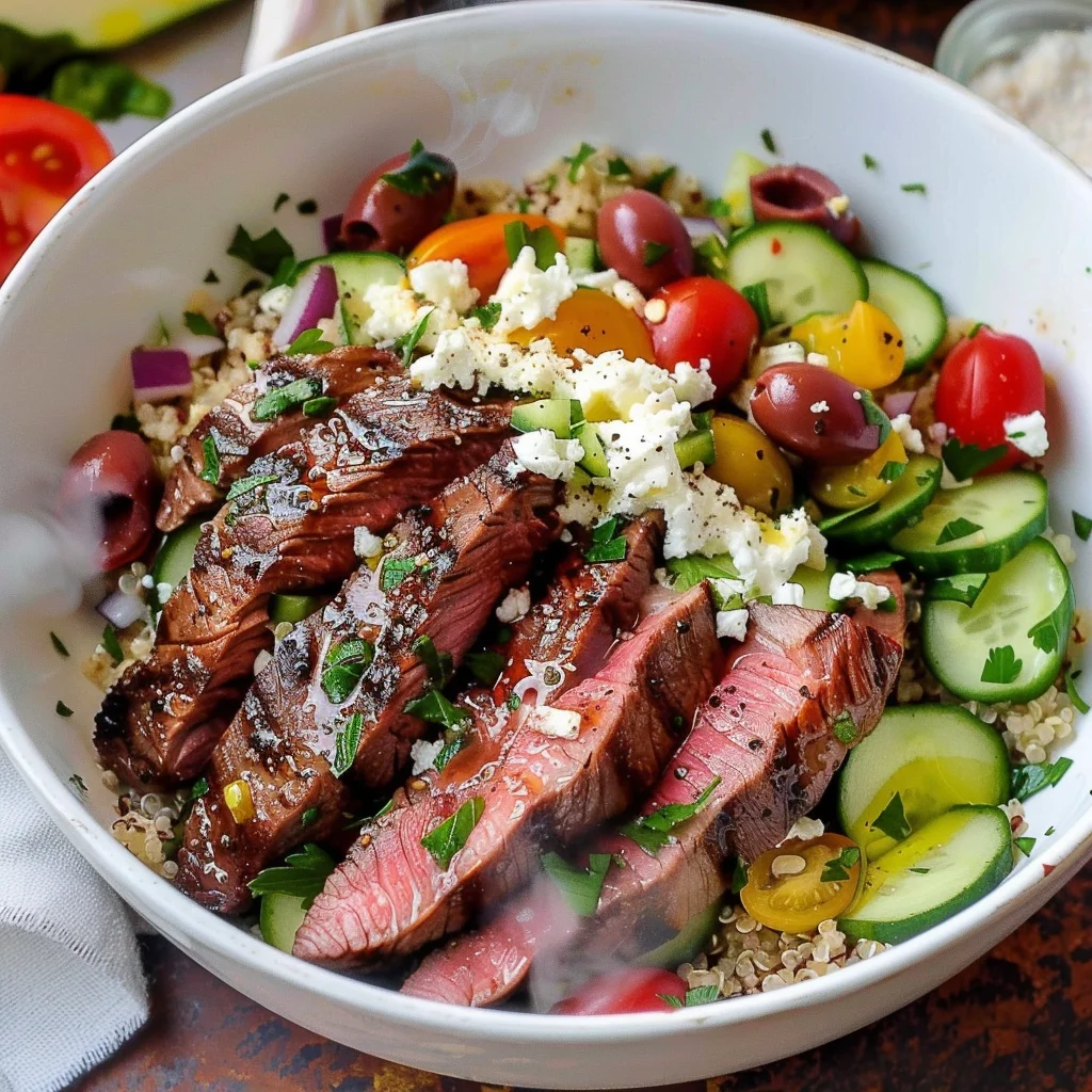 Mediterranean Steak Bowls: An Amazing Ultimate Dinner Recipe