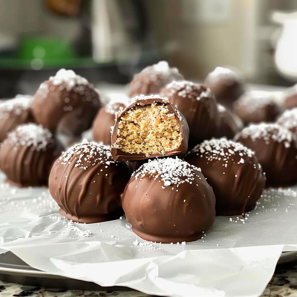 No Bake Baileys Irish Cream Cookie Balls