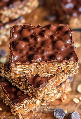 No Bake Chocolate Oatmeal Bars