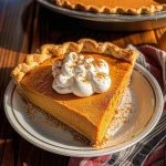 No Bake Marshmallow Pumpkin Pie