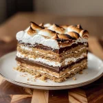 No Bake S'mores Cake