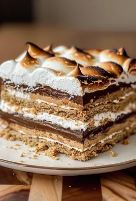 No Bake S'mores Cake