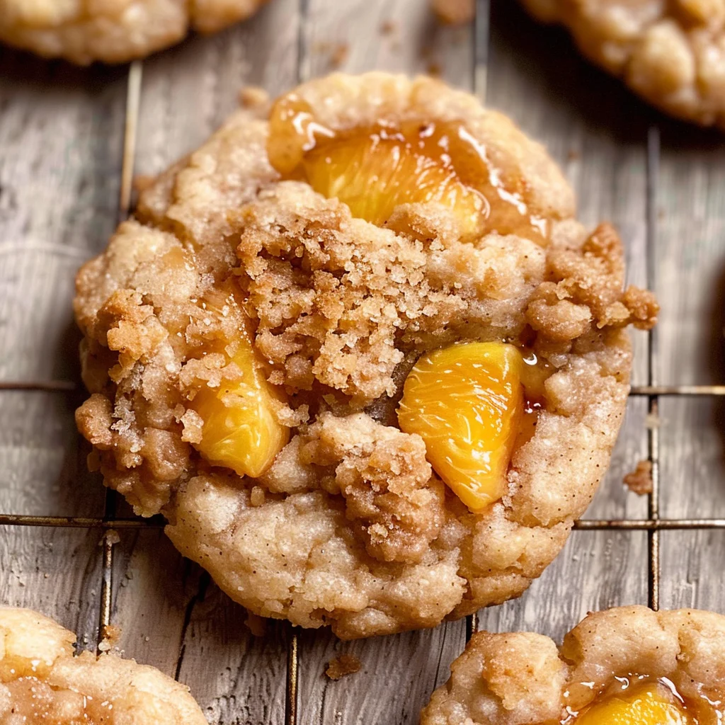 Peach Cobbler Cookies
