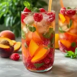 Raspberry Peach Lemonade
