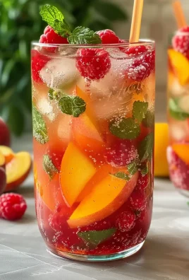 Raspberry Peach Lemonade