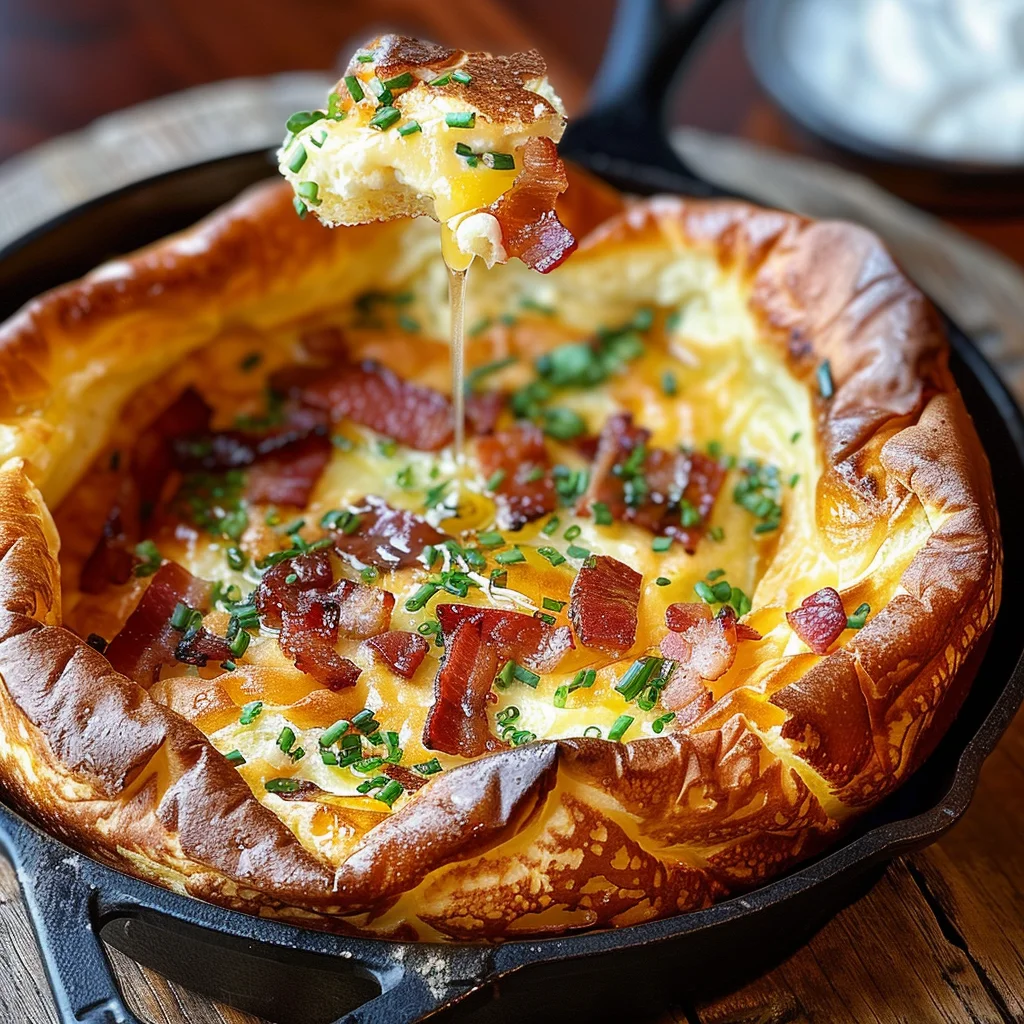 Savory Cheddar & Bacon Dutch Baby: A Delightful Treat!