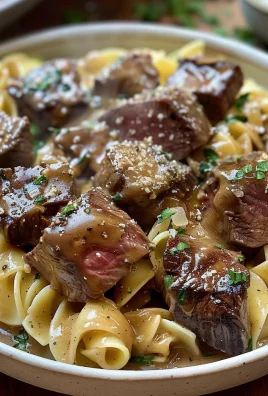 Savory Steak Bites & Pasta