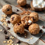 S'mores No Bake Protein Bites