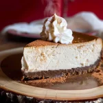 Spiced Chai Cheesecake + Gingersnap Crust