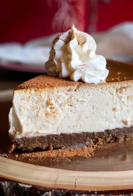 Spiced Chai Cheesecake + Gingersnap Crust