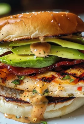Spicy Grilled Chicken Avocado Sandwich