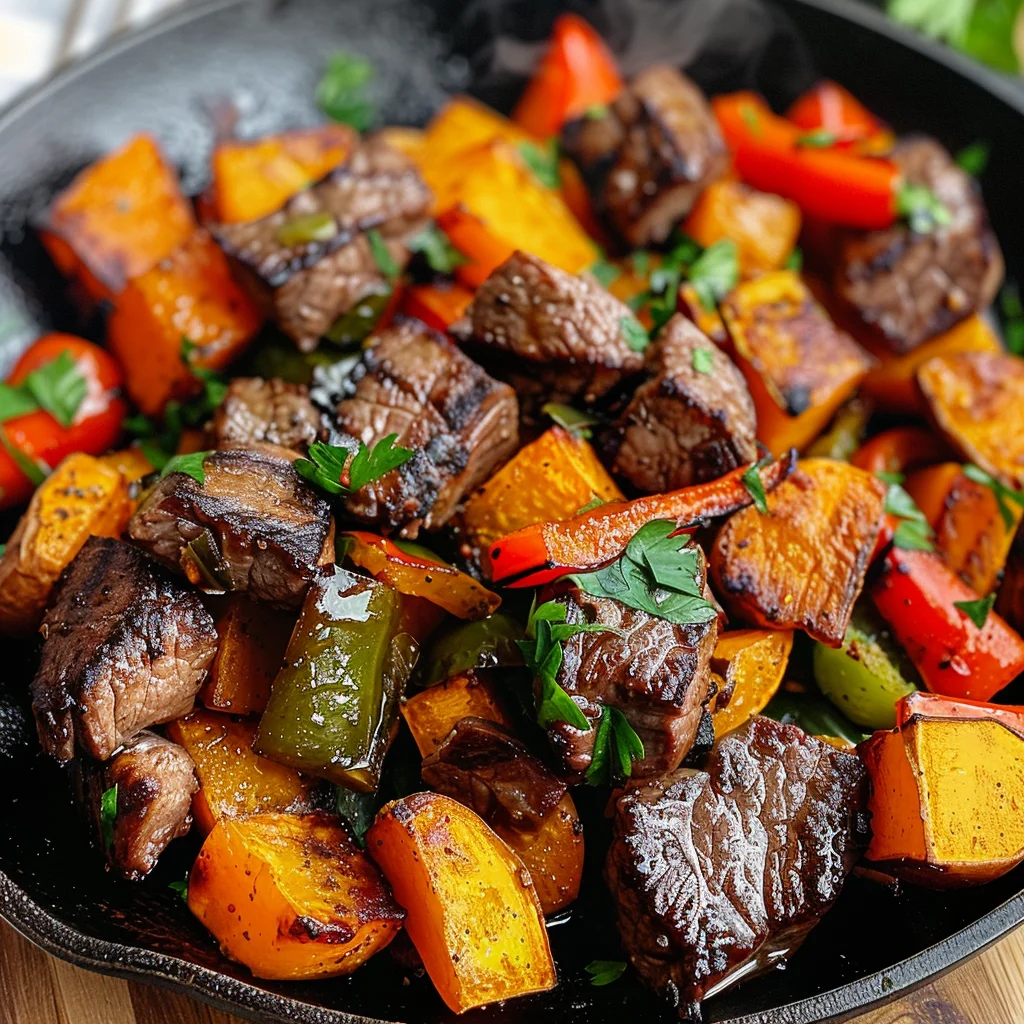 Steak Bites with Sweet Potatoes and Peppers: An Incredible Ultimate Recipe