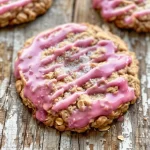 Strawberry Iced Oatmeal Cookies Recipe