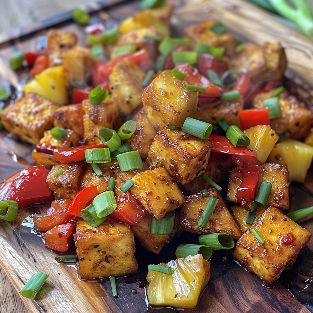 Vegan Pineapple Tofu image 2